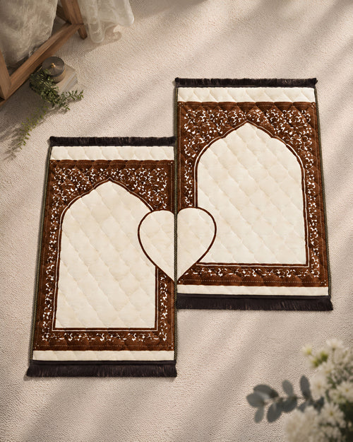 Couple Prayer Mat- Sharikan Plushmink Premium