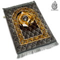 Hajre Aswad Premium Prayer Mat™ | Comfit Collection | Charcoal Grey Ilmi Variety Store
