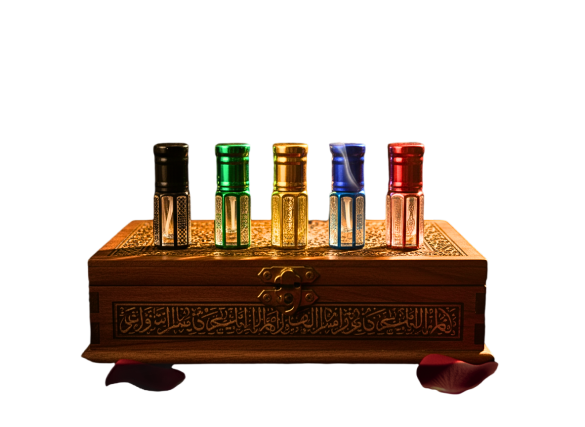🌿✨ 5 Attar Deal – 3ml Each Ilmi Variety Store