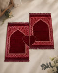 Couple Prayer Mat- Qalban Plushmink Premium