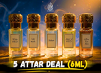 ✨ 5 Attar Deal – 6ml Each Ilmi Variety Store