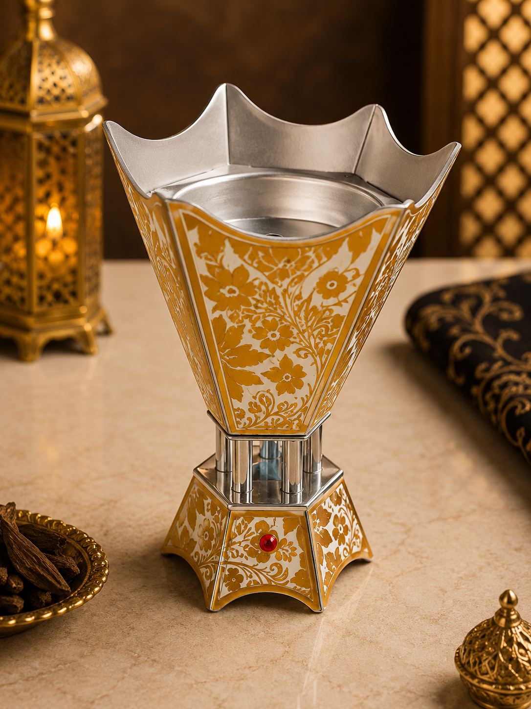 Royal Floral Bakhoor Burner Ilmi Variety Store