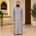 Classic Silver Grey Thobe Ilmi Variety Store