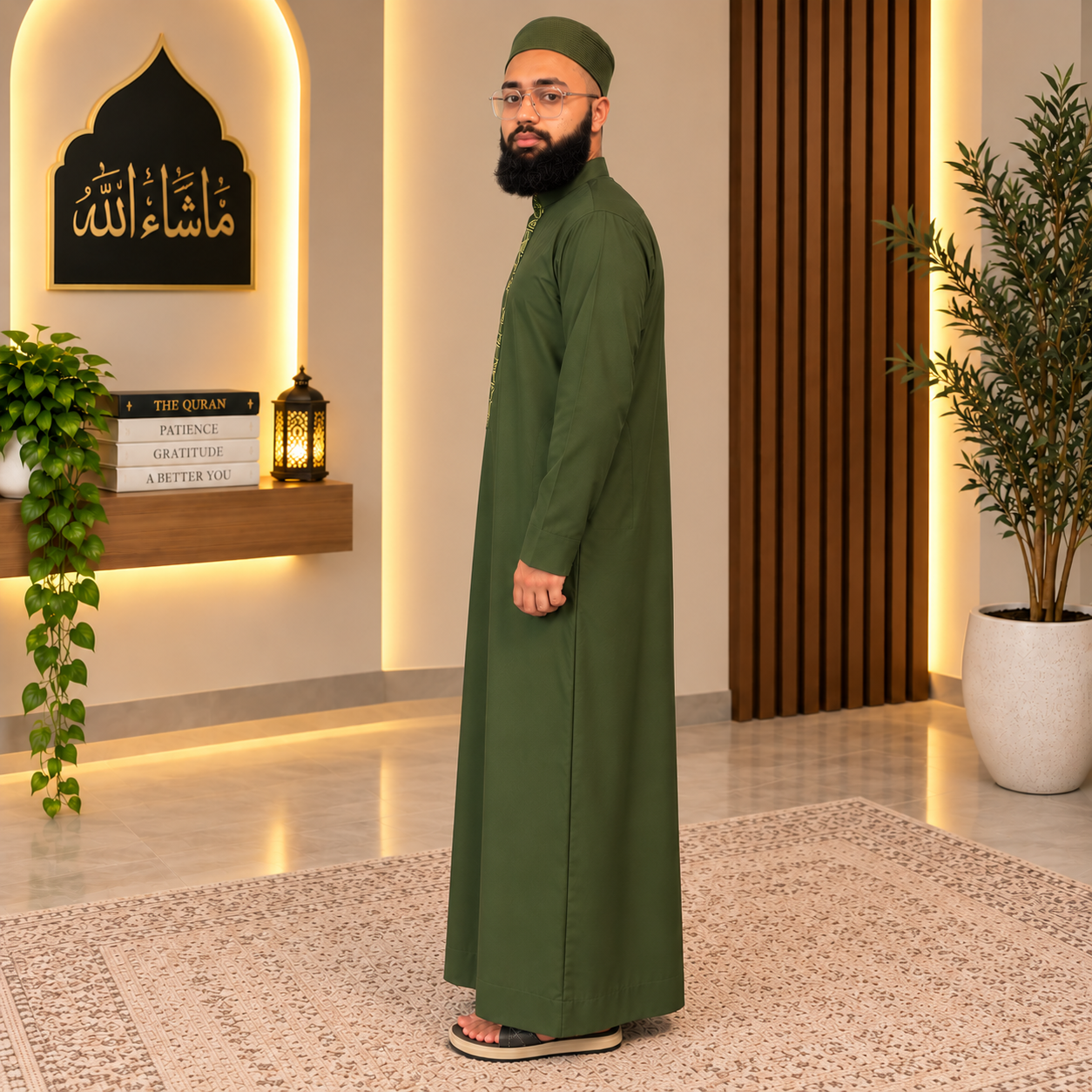 Emerald Elegance Thobe Ilmi Variety Store