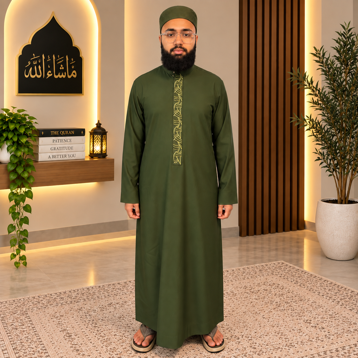 Emerald Elegance Thobe Ilmi Variety Store