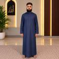 Elegant Navy Blue Thobe Ilmi Variety Store