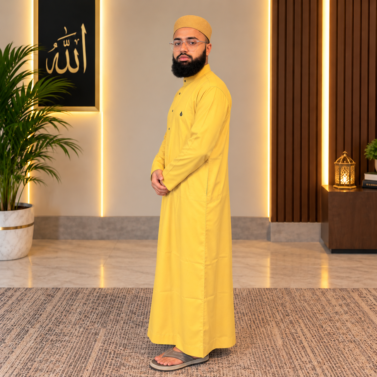 Royal Mustard Thobe Ilmi Variety Store
