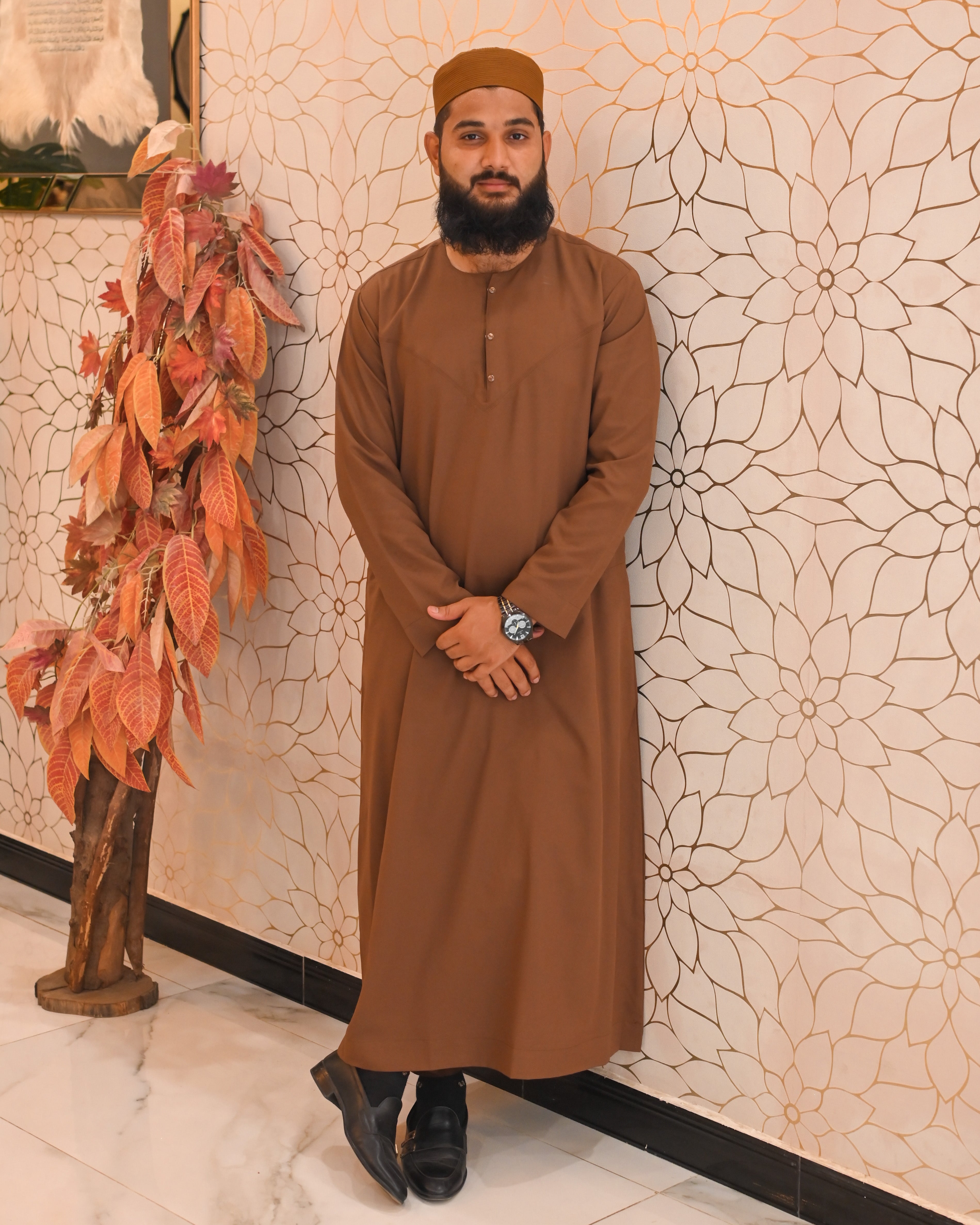 Emirati Royal Brown Thobe Ilmi Variety Store
