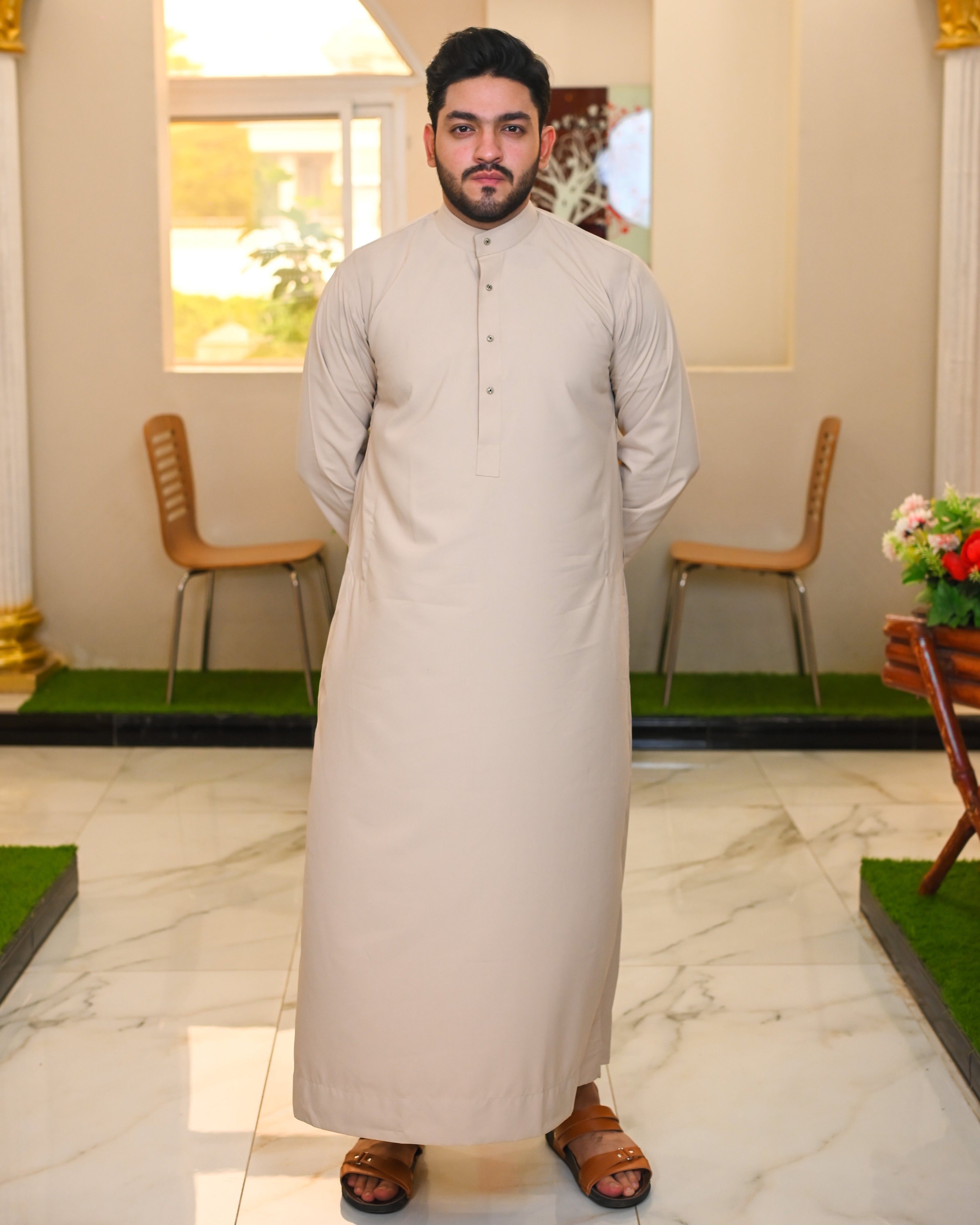 Saudi Brown Thobe Ilmi Variety Store
