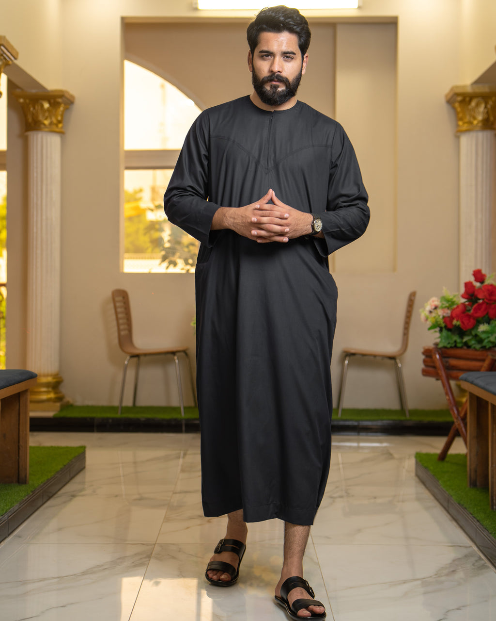 Emirati Black Thobe Ilmi Variety Store