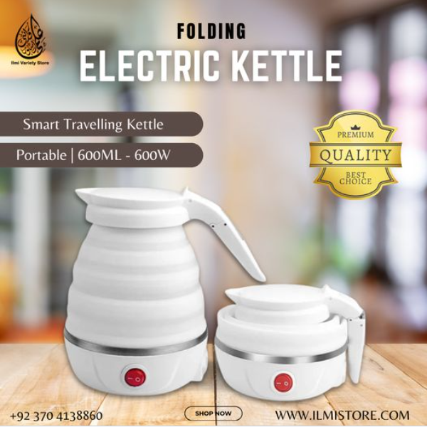 Folding Electric Kettle | Best for Travelers ⭐⭐⭐⭐⭐100,000+ Happy Customer
